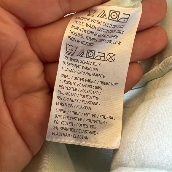 Haute Hippie Tribe NWOT Mint Green & White Tie Dye Print Biker Jacket Size XS - Picture 4 of 4